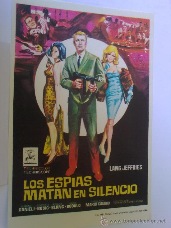 Cine: LOS ESPIAS MATAN EN SILENCIO