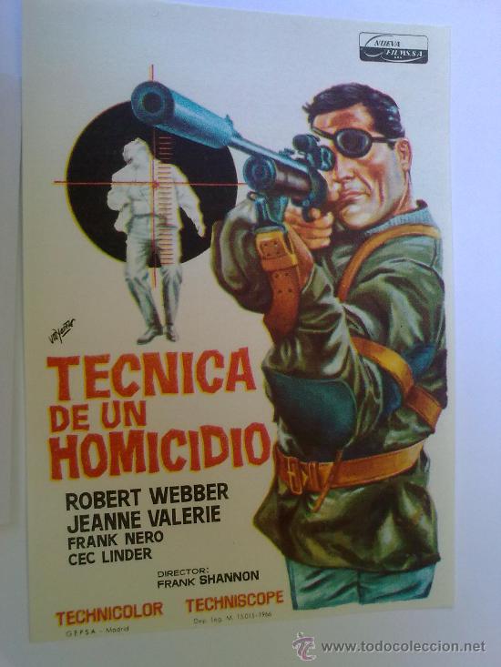 Cine: TECNICA DE UN HOMICIDIO - Foto 1