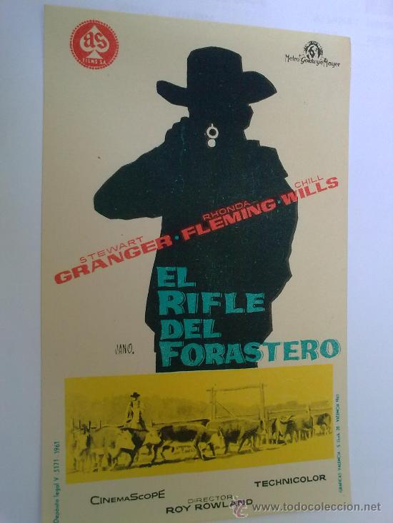 Cine: FOLLETO DE MANO, EL RIFLE DEL FORASTERO - Foto 1