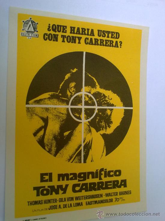 Cine: EL MAGNIFICO TONY CARRERA - Foto 1