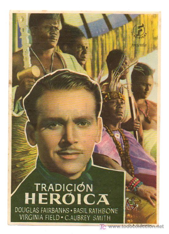 Cine: TRADICI&Oacute;N HEROICA. CINE CENTRO VILASAN&Eacute;S. 1945. - Foto 1