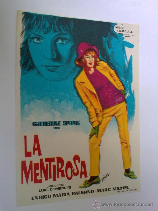  Foglietti di film di film antichi di cinema: LA MENTIROSA