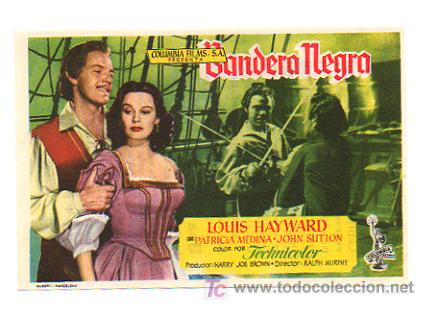 Cine: BANDERA NEGRA. CINE METROPOL. 1954.