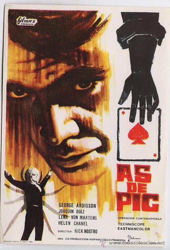 Cine: as de pic.- filmax.- a&ntilde;o 1966.- sin publicidad - Foto 1