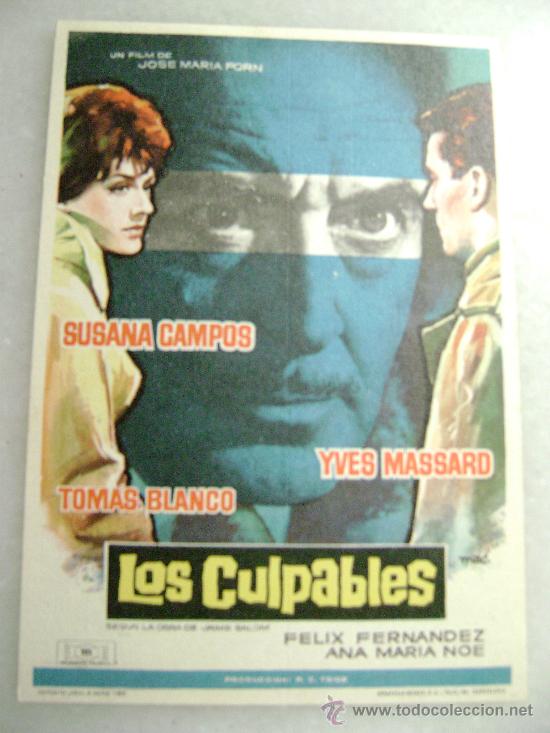 Flyers Publicitaires de Films Anciens: LOS CULPABLES.F.-867