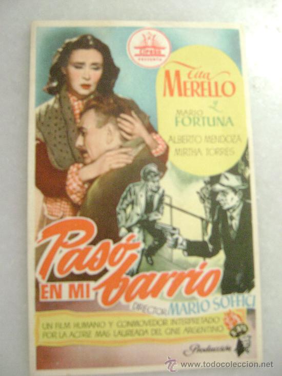 Cine: PASO EN MI BARRIO.F-868