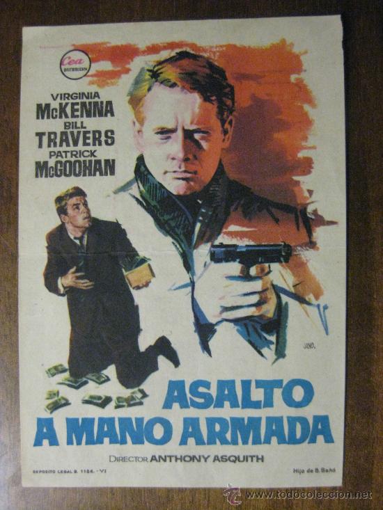 Cine: ASALTO A MANO ARMADA - PROGRAMA DE MANO - Foto 1