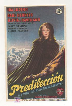 Cine: PREDILECCI&Oacute;N. CINE CASAL POPULAR. 1950.