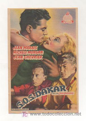 Kino: S. O. S. DAKAR. CINE CASAL POPULAR. 1951.