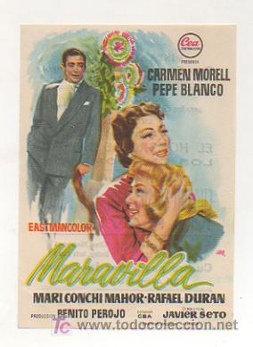 Kino: MARAVILLA. CINE METROPOL. 1957.