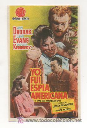 Cine: LOS H&Eacute;ROES DEL DOMINGO. CINE METROPOL. 1954.