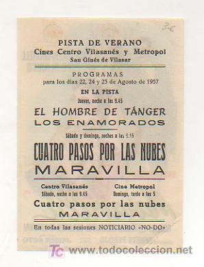 Cine: MARAVILLA. CINE METROPOL. 1957. - Foto 2