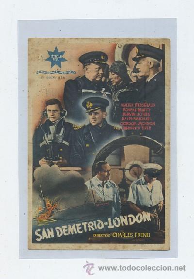 Cine: PROGRAMA DE CINE: SAN DEMETRIO-LONDON (PC-814) - Foto 1
