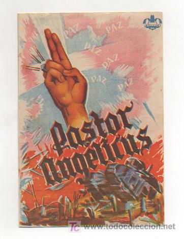 Cine: PASTOR ANGELICUS. CINE METROPOLI. 1944. (PROGRAMA DOBLE).