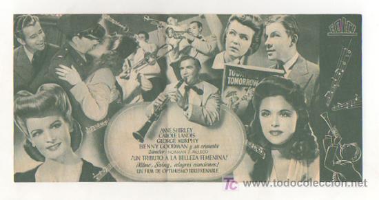Cine: EL CLUB 400. CINE METROPOL. 1945. (PROGRAMA DOBLE). - Foto 2