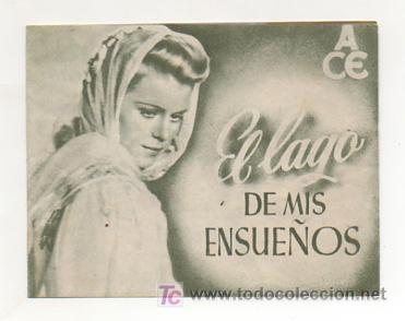 Cine: EL LAGO DE MIS ENSUE&Ntilde;OS. CINE METROPOL. 1945. (PROGRAMA DOBLE) - Foto 1