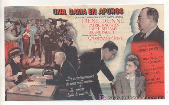 Cine: UNA DAMA EN APUROS. CINE CASAL POPULAR. (PROGRAMA DOBLE) - Foto 2