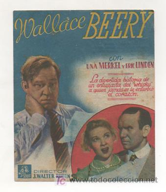 Cine: UN CORAZ&Oacute;N Y UNA COPA. CINE METROPOLI. 1940. (PROGRAMA DOBLE) - Foto 2