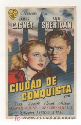 Cine: CIUDAD DE CONQUISTA. CINE METROPOL. 1946. - Foto 1