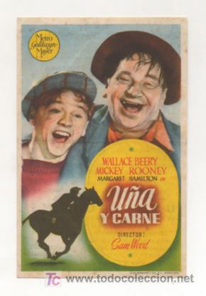 Cine: U&Ntilde;A Y CARNE. CINE METROPOL. 1945. - Foto 1