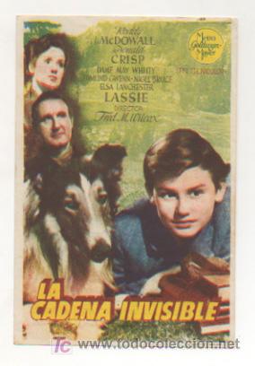Cine: LA CADENA INVISIBLE. CINE METROPOL. 1949. - Foto 1