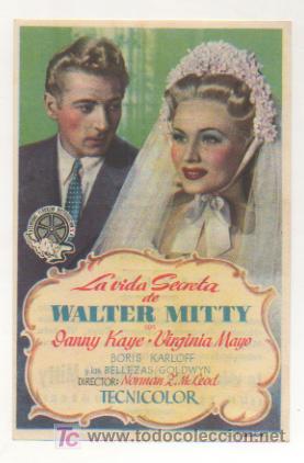 Kino: LA VIDA SECRETA DE WALTER MITTY. CINE METROPOL. 1948.
