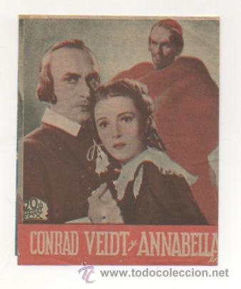 Kino: BAJO EL MANTO ESCARLATA. CINE METROPOL. 1940 (PROGRAMA DOBLE).
