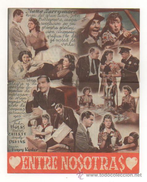 Cine: ENTRE NOSOTRAS. CINE METROPOLI. (PROGRAMA DOBLE). - Foto 2