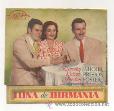 Cine: LUNA DE BIRMANIA. CINE SALA MOZART. (PROGRAMA DOBLE). - Foto 1