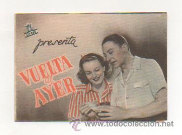 Cine: VUELTA AL AYER. GRAN CINE LICEO. - Foto 1