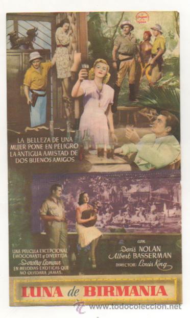 Cine: LUNA DE BIRMANIA. CINE SALA MOZART. (PROGRAMA DOBLE). - Foto 2