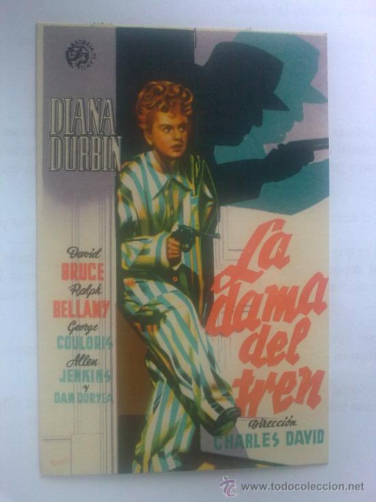 Cine: FOLLETO DE MANO, LA DAMA DEL TREN - Foto 1
