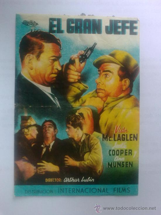 Cine: FOLLETO DE MANO, EL GRAN JEFE - Foto 1