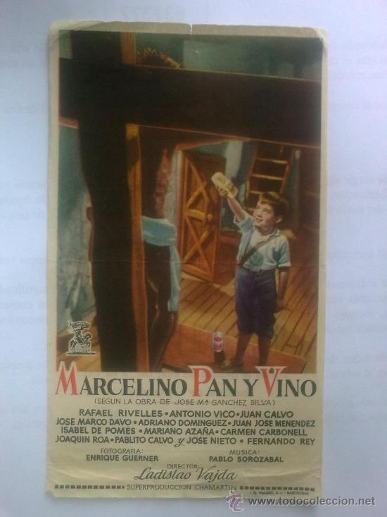 Cine: FOLLETO DE MANO, MARCELINO PAN Y VINO