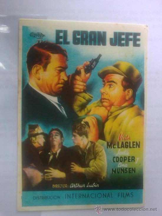 Cine: FOLLETO DE MANO, EL GRAN JEFE - Foto 1