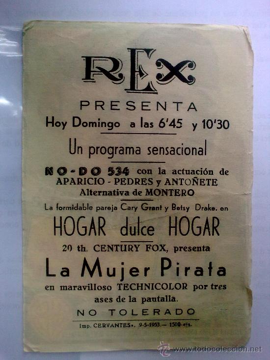 Cine: FOLLETO DE MANO, HOGAR DULCE HOGAR - Foto 2