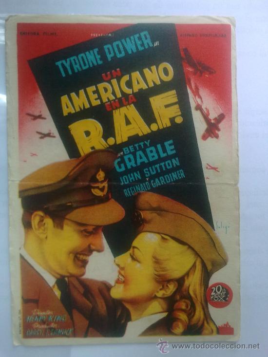 Cine: UN AMERICANO EN LA R.A.F. - Foto 1