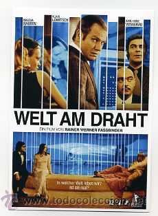 Cine: WELT AM DRAHT, por Rainer Werner Fassbinder. POSTAL.