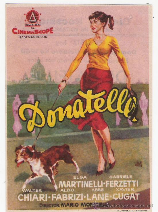 Flyers Publicitaires de Films Anciens: DONATELLA ...CINEMA ROCAMORA