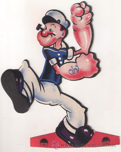 Cine: PTCC 315 POPEYE PROGRAMA TROQUELADO GRANDE 30S PARAMOUNT B - Foto 1