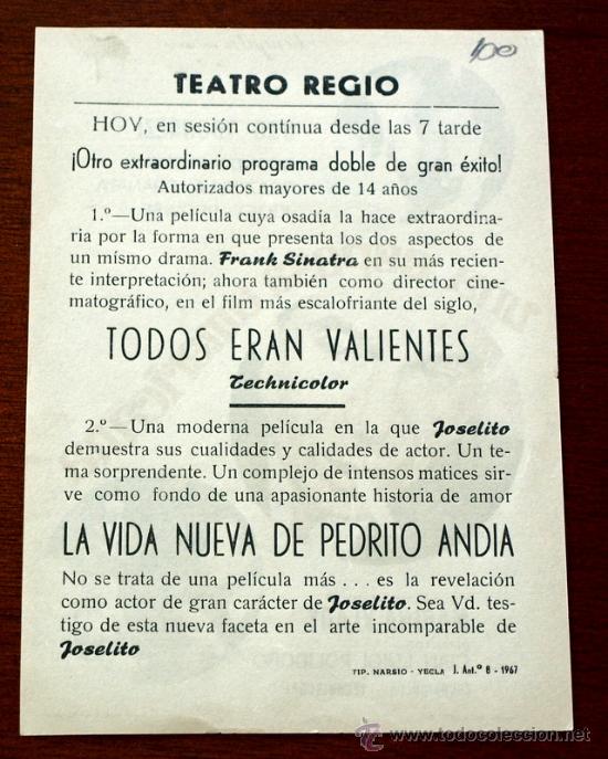 Cine: UNA ESPOSA AMERICANA - con impreso al dorso - - Foto 2