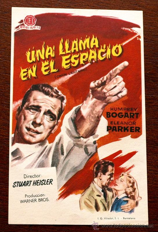 Cine: UNA LLAMA EN EL ESPACIO - sin impreso al dorso - - Foto 1