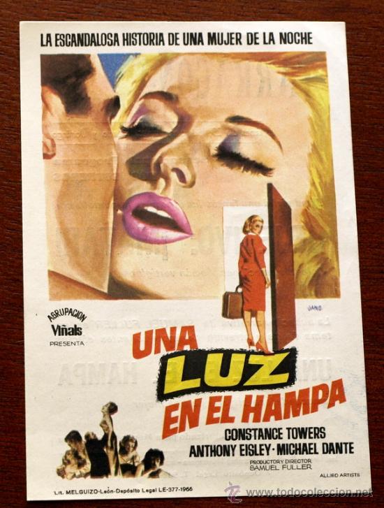 Kino: UNA LUZ EN EL HAMPA - con impreso al dorso -