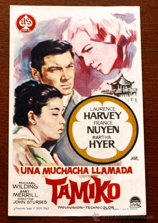 Kino: UNA MUCHACHA LLAMADA TAMIKO - con impreso al dorso -