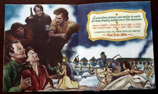 Cine: UNION PACIFICO   - con impreso al dorso - - Foto 2