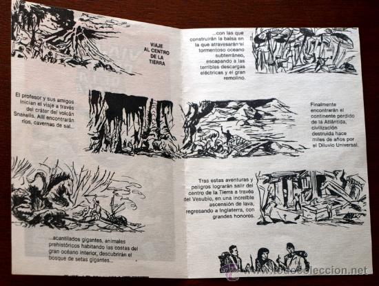 Cine: VIAJE AL CENTRO DE LA TIERRA  - con impreso al dorso - - Foto 2