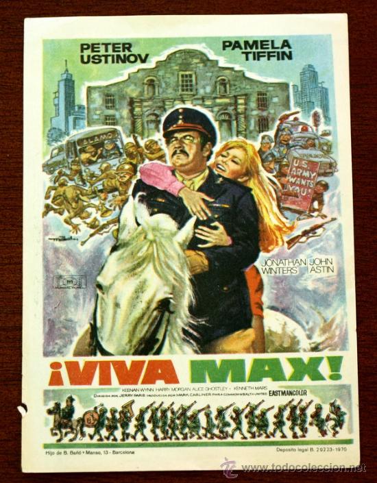 Cine: VIVA MAX  - sin impreso al dorso - - Foto 1
