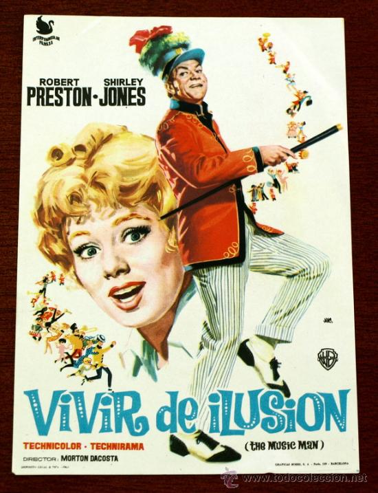 Cine: VIVIR DE ILUSION  - sin impreso al dorso - - Foto 1