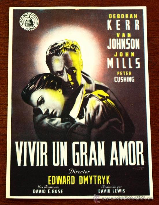 Kino: VIVIR UN GRAN AMOR  - con impreso al dorso -