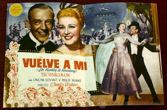 Cine: VUELVE A MI  - con impreso al dorso - - Foto 2